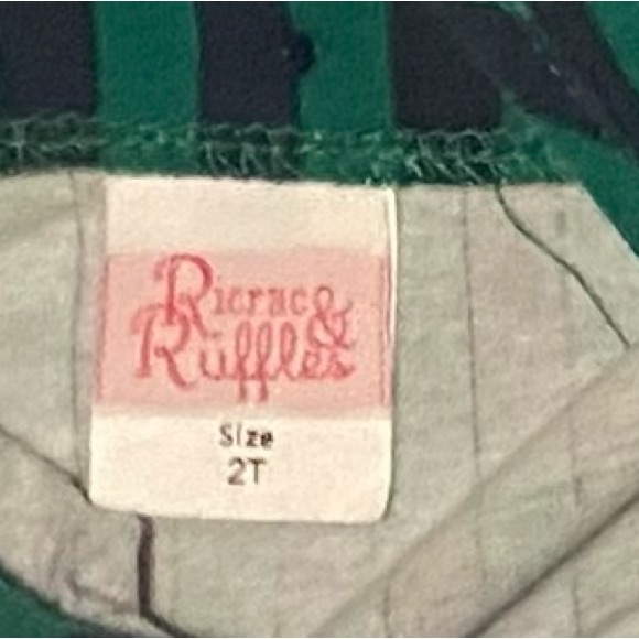 Girls 2T Ricrac & Ruffles Dress - Picture 3 of 3